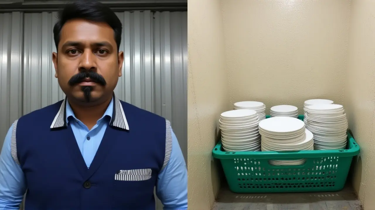 रेलगाड़ी की टॉयलेट में धुले बर्तन, वीडियो वायरल: कैटरिंग स्टाफ पर भड़के लोग